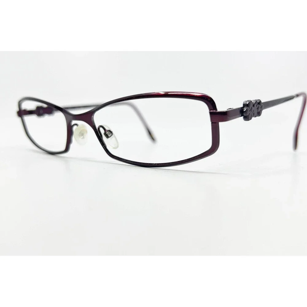 BCBGMAXAZRIA Eyeglass Frames Womens Burgundy VIVI WIN 53-16-140